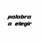 Palabra a elegir maderita