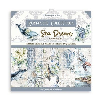 Sea dream papel scrap 30x30 Stamperia