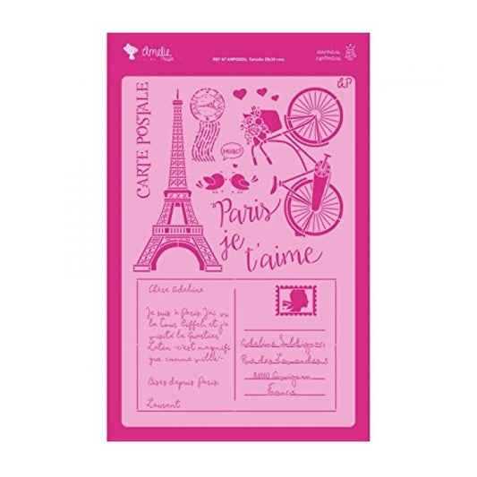 Stencil Paris de Amelie