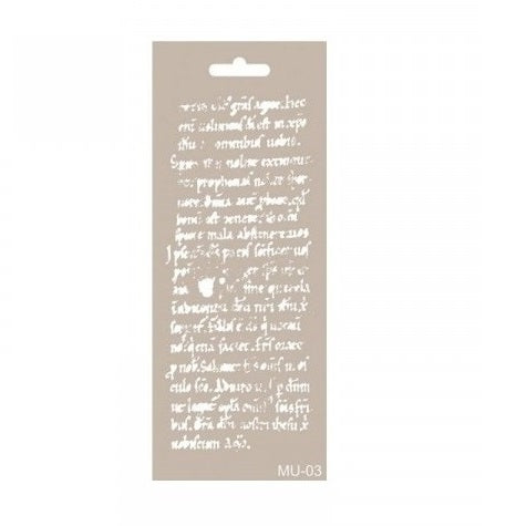 Stencil texto antiguo Cadence