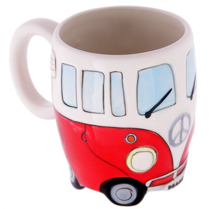 Taza caravana roja