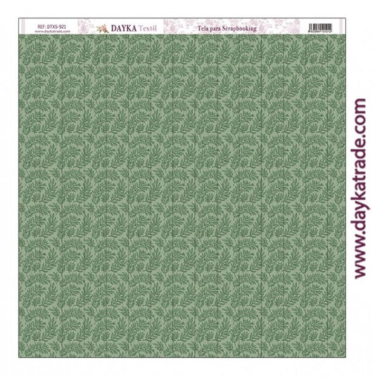 Tela de encuadernar con ramitas 30x30 Dayka